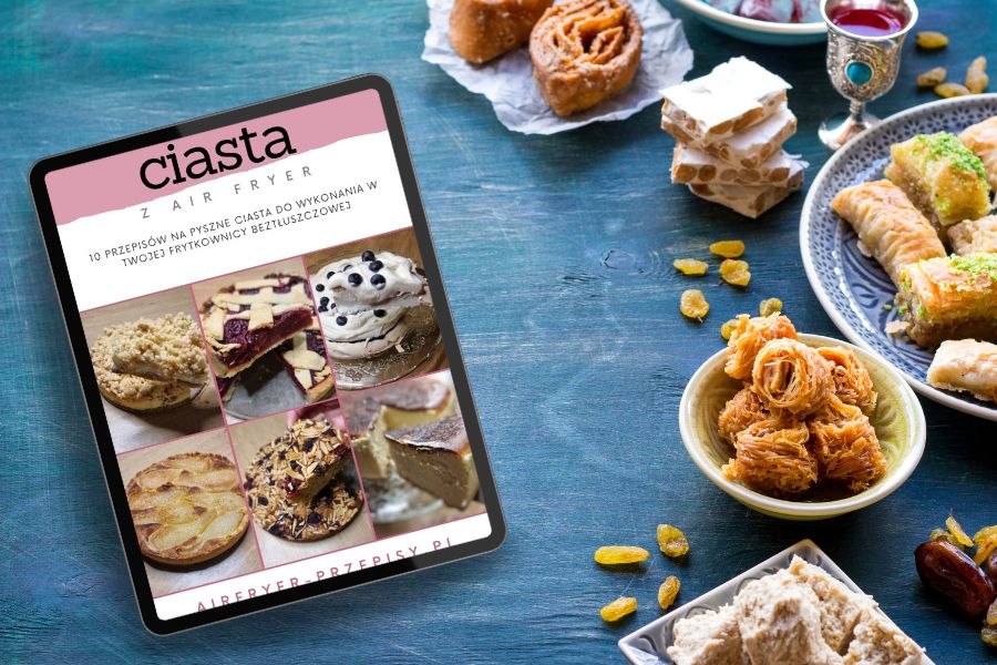 ebook ciasta z air fryer mockup