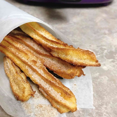 Churros z Frytkownicy Beztłuszczowej