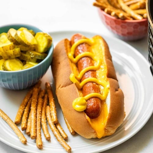 air fryer hot dog
