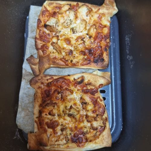frytkownica beztłuszczowa pizzerinki z kurczakiem z ciasta na pizze z lidl