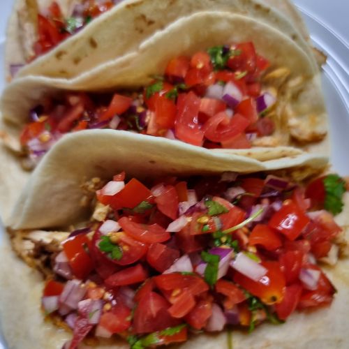 tacos z kurczakiem z frytkownicy beztłuszczowej