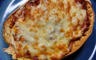 Dynia makaronowa faszerowana sosem bolognese z Air Fryer