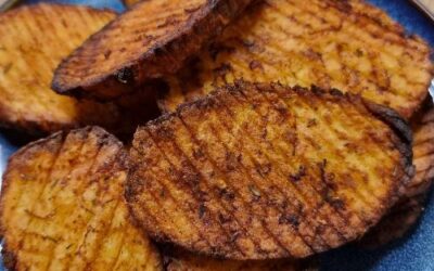 Chrupiące Pieczone Ziemniaczki w Akordeon z Air Fryer