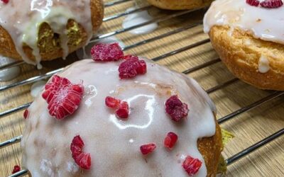 Pączki z nadzieniem pistacjowym z Air Fryer