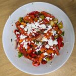 Sałatka z pieczonej papryki z Air Fryer