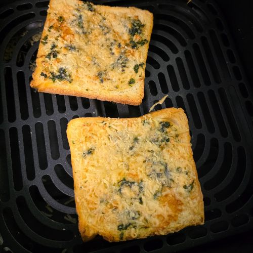 Zapiekanki czosnkowe z parmezanem z Air Fryer