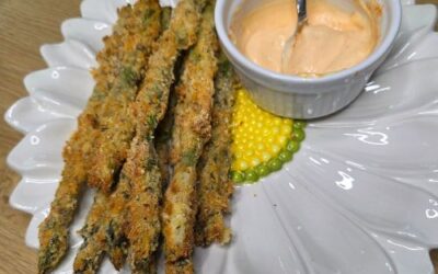 Szparagi w Chrupiącej Panierce z Parmezanu z Air Fryer