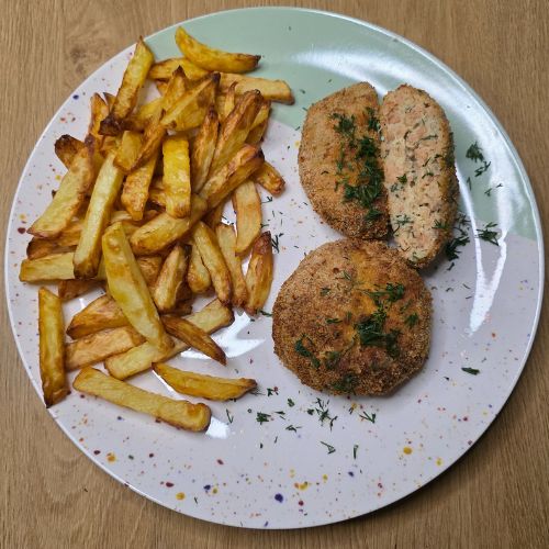 frytkownica beztłuszczowa pieczone kotlety z łososia