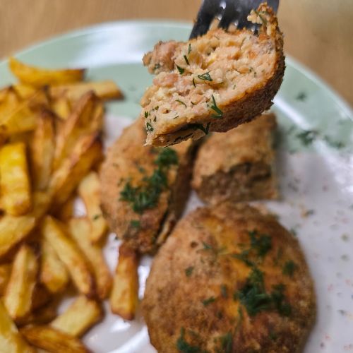 pulpeciki z łososia pieczone w air fryer