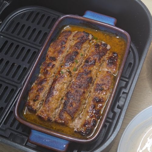 kofta drobiowa pieczona w frytkownicy beztłuszczowej