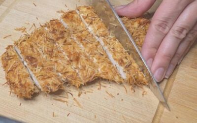 Kotlety drobiowe w panierce z ciasta kadayif z Air Fryer