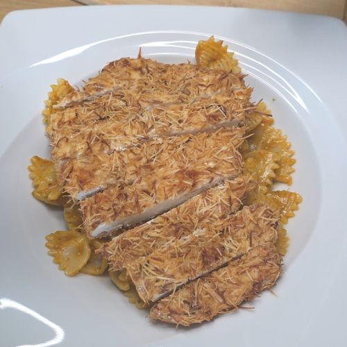 kotlety drobiowe w panierce z ciasta kadayif pieczone w frytkownicy beztłuszczowej