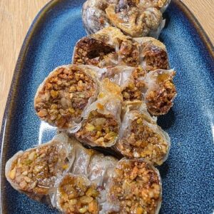 Bezglutenowa baklawa z papieru ryżowego z Air Fryer