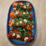 Roladki z pieczonej papryki nadziewane serem feta z Air Fryer