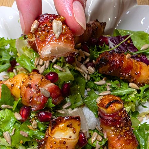 halloumi w boczku pieczone w airfryer