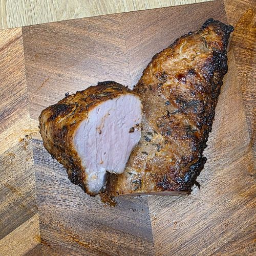 pieczona polędwiczka wieprzowa wędlina z frytkownicy beztłuszczowej