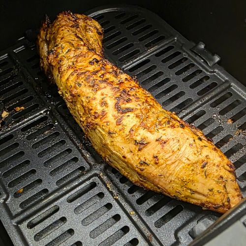 polędwiczka wieprzowa z frytkownicy beztłuszczowej