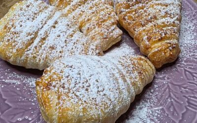 Gruszki z Czekoladą i Orzechami w Cieście Francuskim z Air Fryer