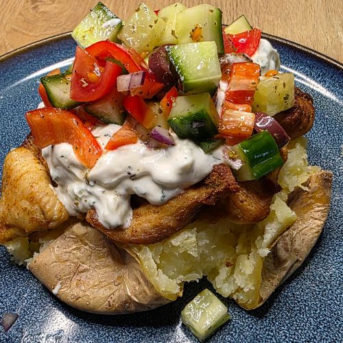 Ziemniaki po Grecku z Kurczakiem z Air Fryer