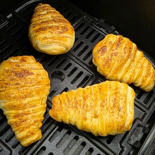 gruszki pieczone w cieście francuskim z frytkownicy beztłuszczowej