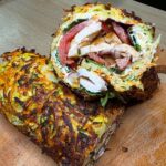 wrap warzywny z kurczakiem z air fryer