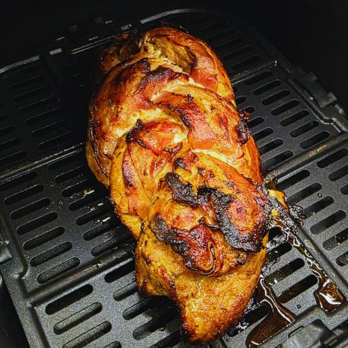 Warkocz z polędwiczki wieprzowej z boczkiem z Air Fryer