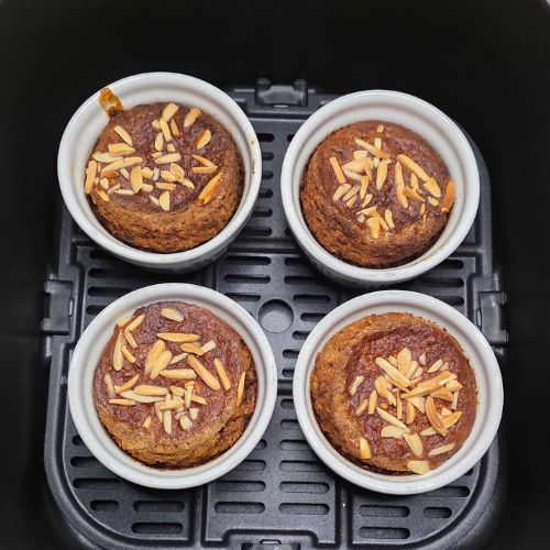 muffinki owsiano bananowe z czekoladą z airfryer