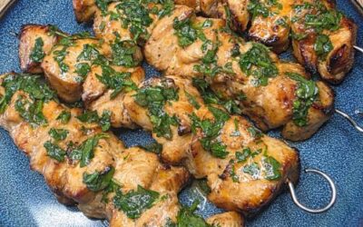 Sojowo-miodowe Szaszłyki z Piersi z Kurczaka z Air Fryer