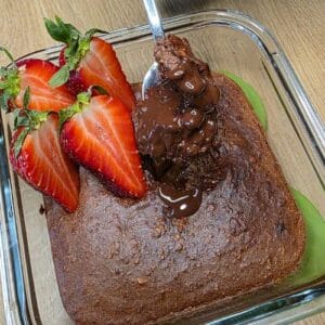 Proteinowa Czekoladowo-Bananowa Pieczona Owsianka z Air Fryer