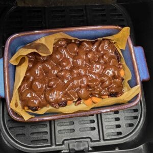 fit batony czekoladowo-orzechowe z airfryer
